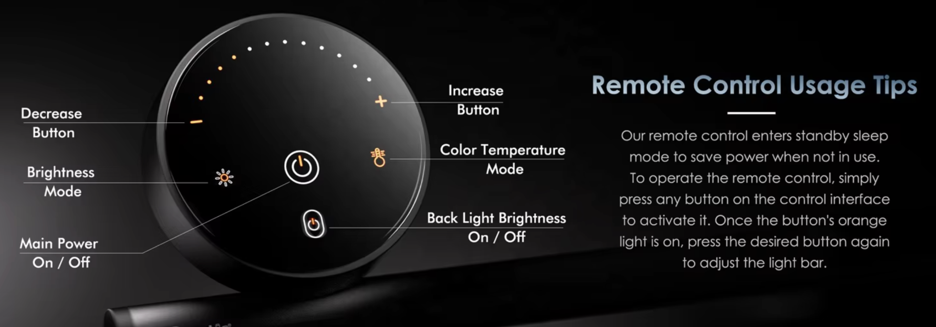 Wireless 2.4 GHz dial